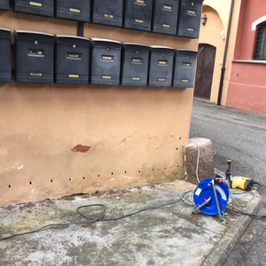Deumidificazione parete cascinale
